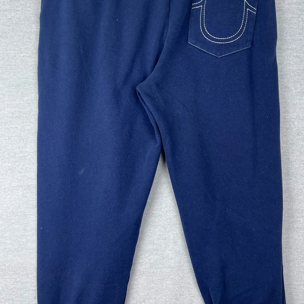 TRUE RELIGION ELASTIC‎ HEM DRAWSTRING WAIST POCKETS MEN'S SWEATPANTS SIZE XXL